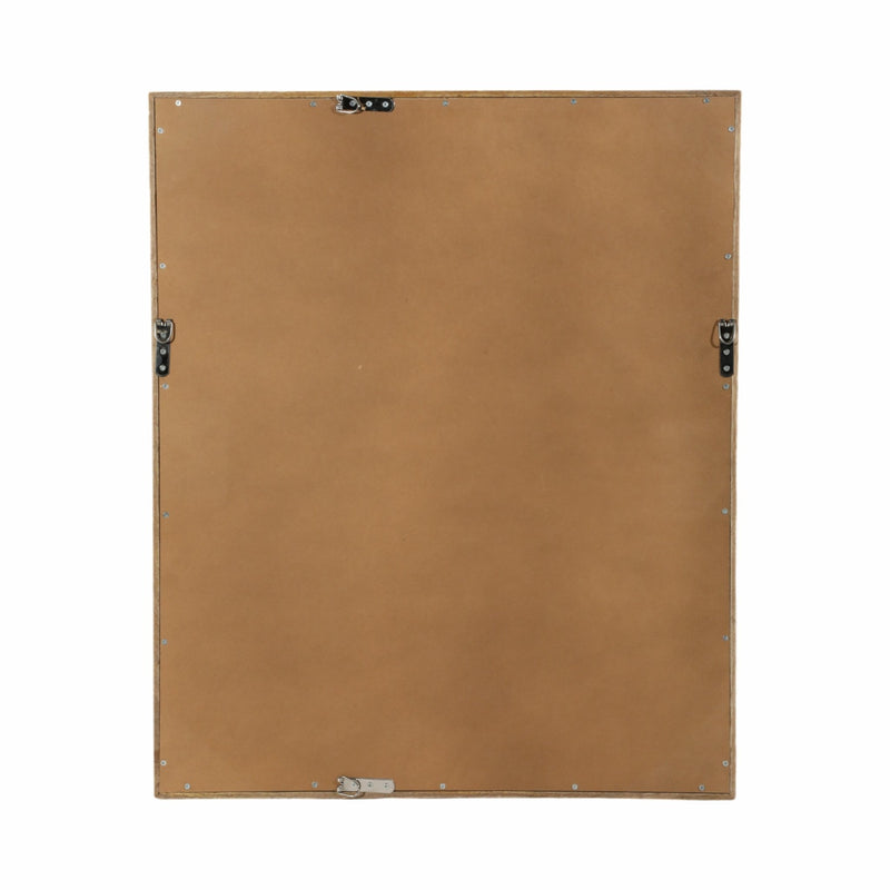 29X35 PAPER MACHE WALL ART FRAMED GLASS, GRAY - Al Rugaib Furniture