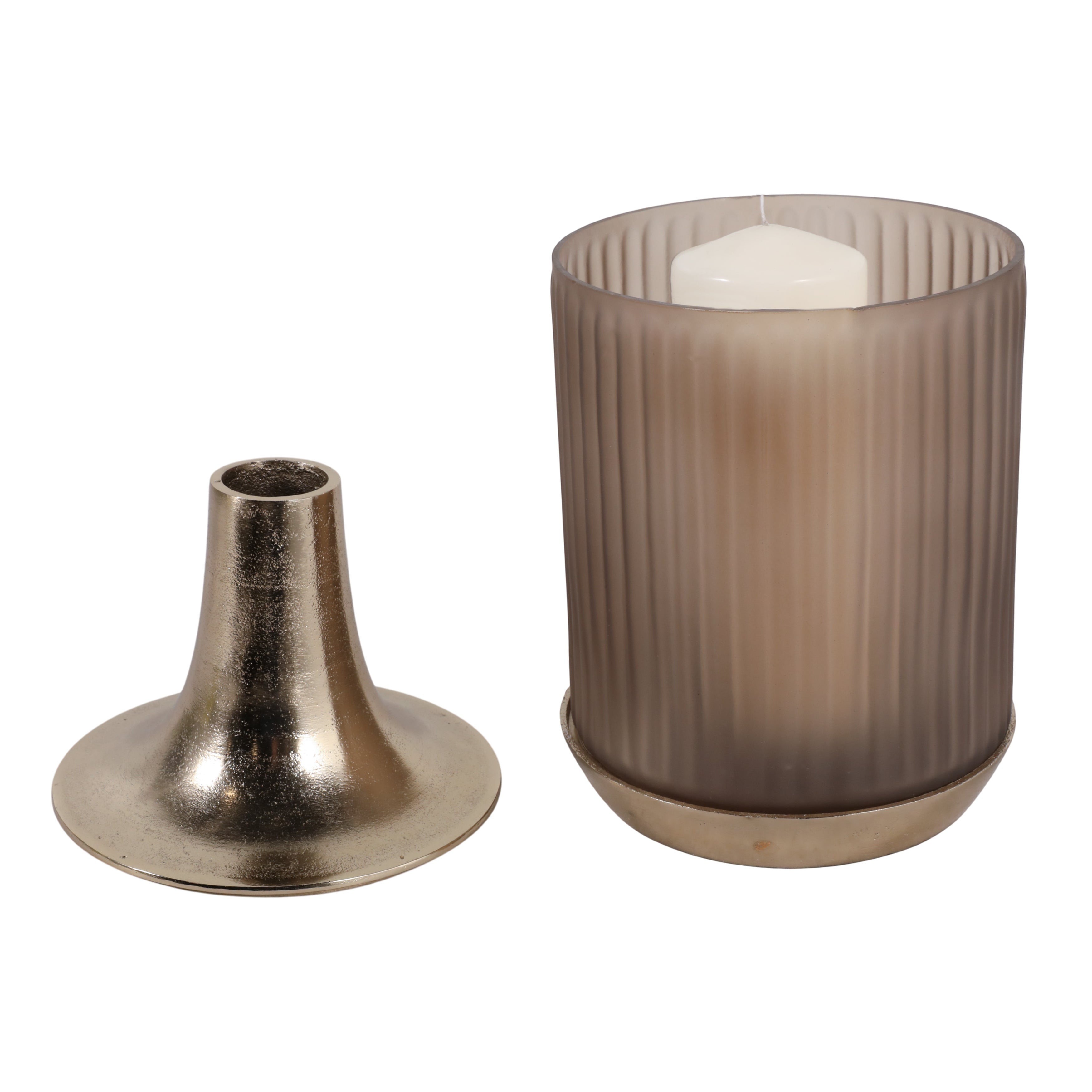 14" LORAMIE SMALL HURRICANE VASE