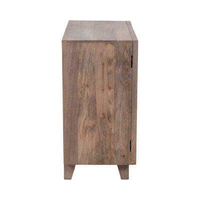 30" 2 DOOR COFFER FRONT CABINET, LIGHT WASH - Al Rugaib Furniture