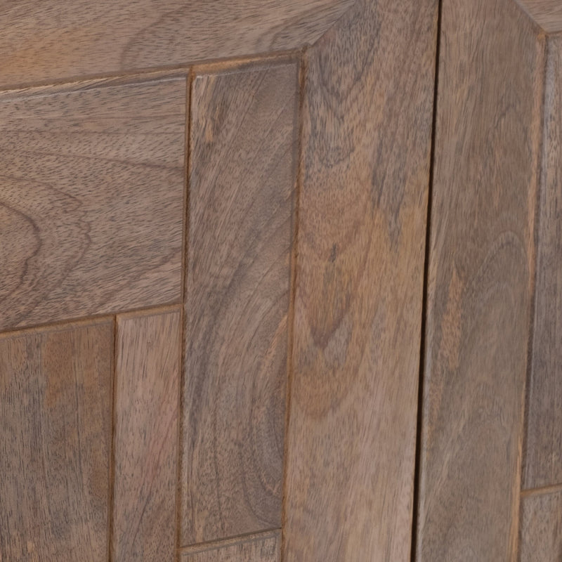 30" 2 DOOR COFFER FRONT CABINET, LIGHT WASH - Al Rugaib Furniture