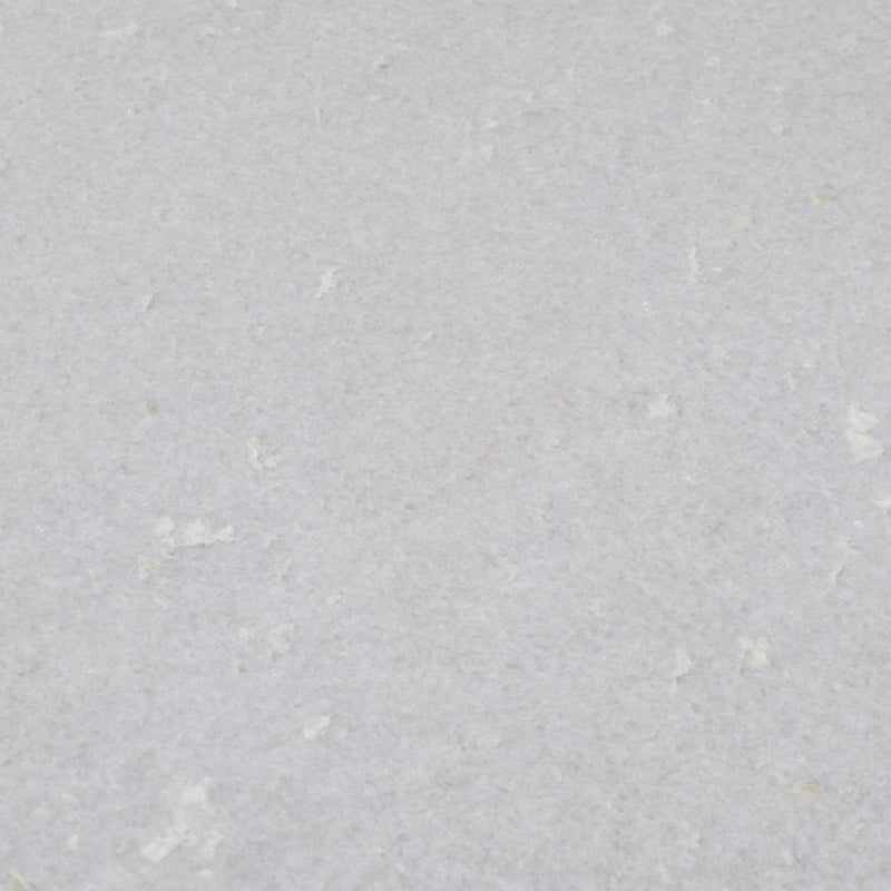 30" Carved Wood Base Marble Top, Whitewash - Al Rugaib Furniture