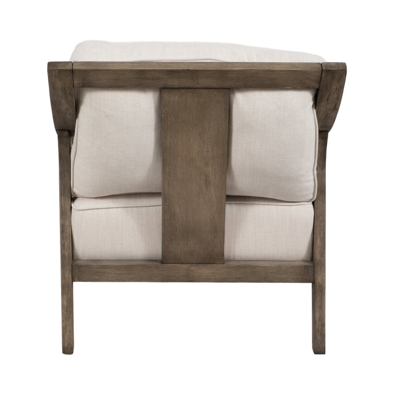 30" Ellis Accent Chair, Ivory - Al Rugaib Furniture