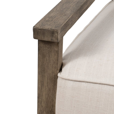 30" Ellis Accent Chair, Ivory - Al Rugaib Furniture