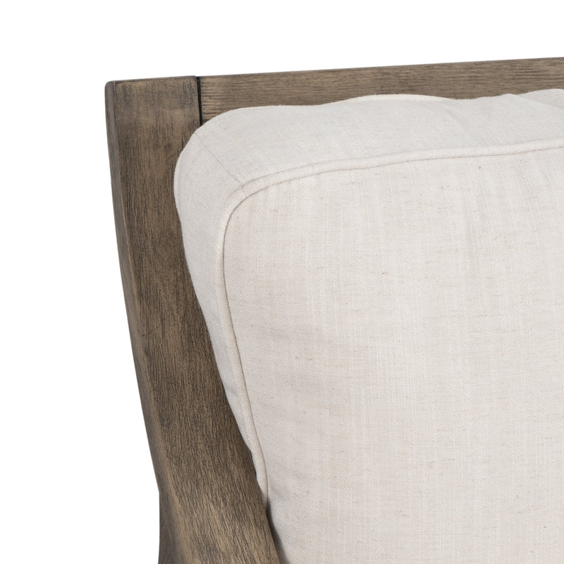 30" Ellis Accent Chair, Ivory - Al Rugaib Furniture