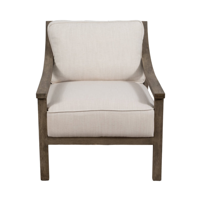 30" Ellis Accent Chair, Ivory - Al Rugaib Furniture