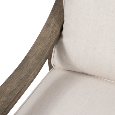 30" Ellis Accent Chair, Ivory - Al Rugaib Furniture