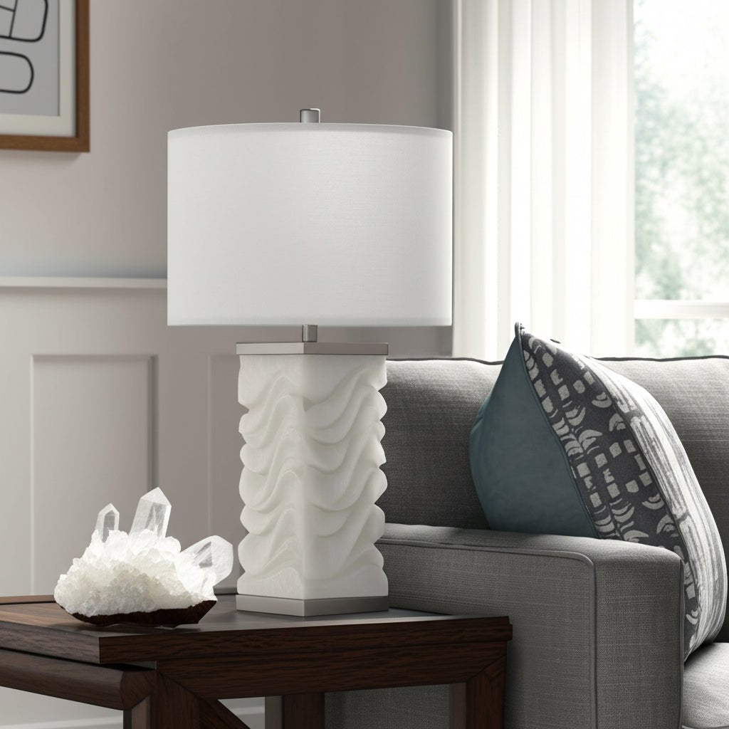 30" Palanga Quartz Resin Table Lamp Table Decors| Sagebrook Home