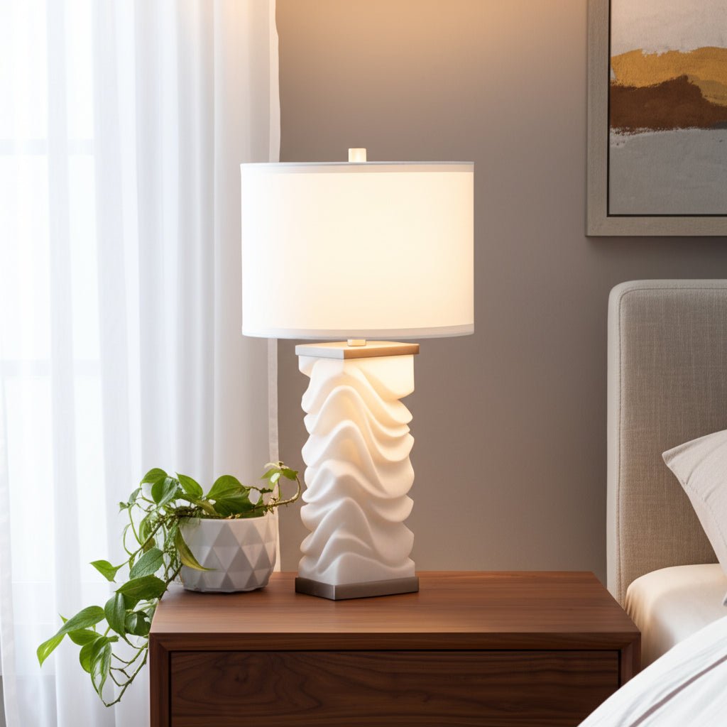30" Palanga Quartz Resin Table Lamp Table Decors| Sagebrook Home