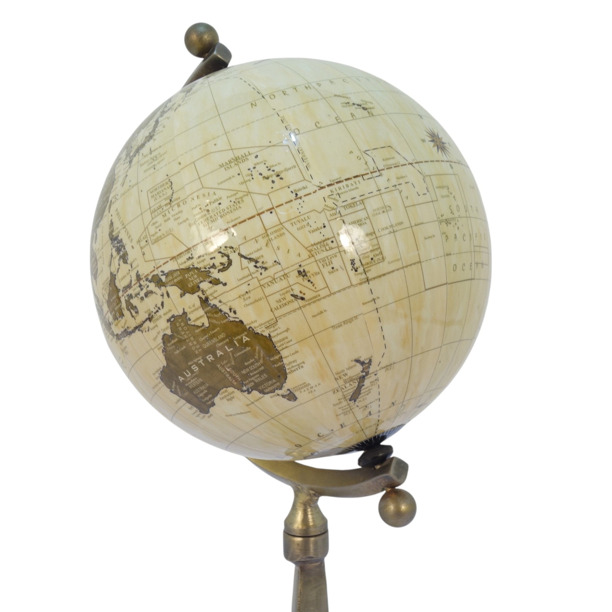 30" Rouen Oversized Globe, Bronze Table Decors| Sagebrook Home