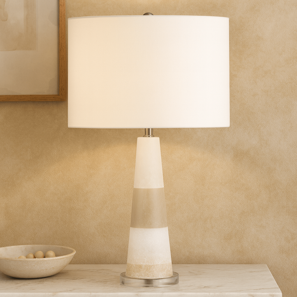 30" SHRILA ALABASTER TABLE LAMP Table Lamps| Sagebrook Home