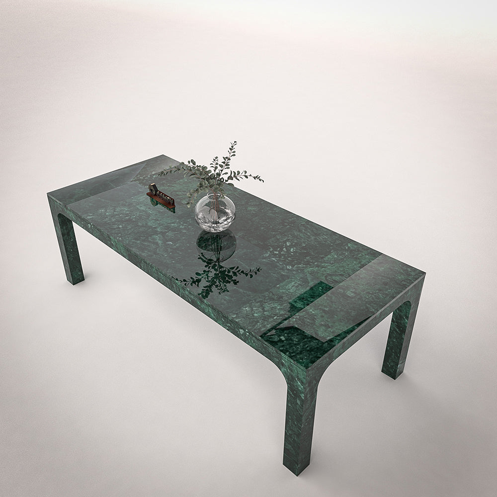Natural Green Marble Dining Table
