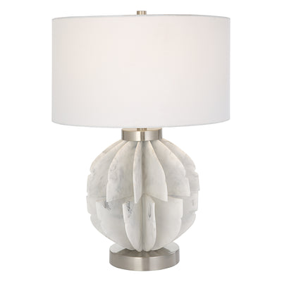 Repetition White Marble Table Lamp