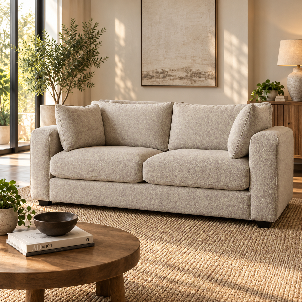 Terrona Loveseat - Beige