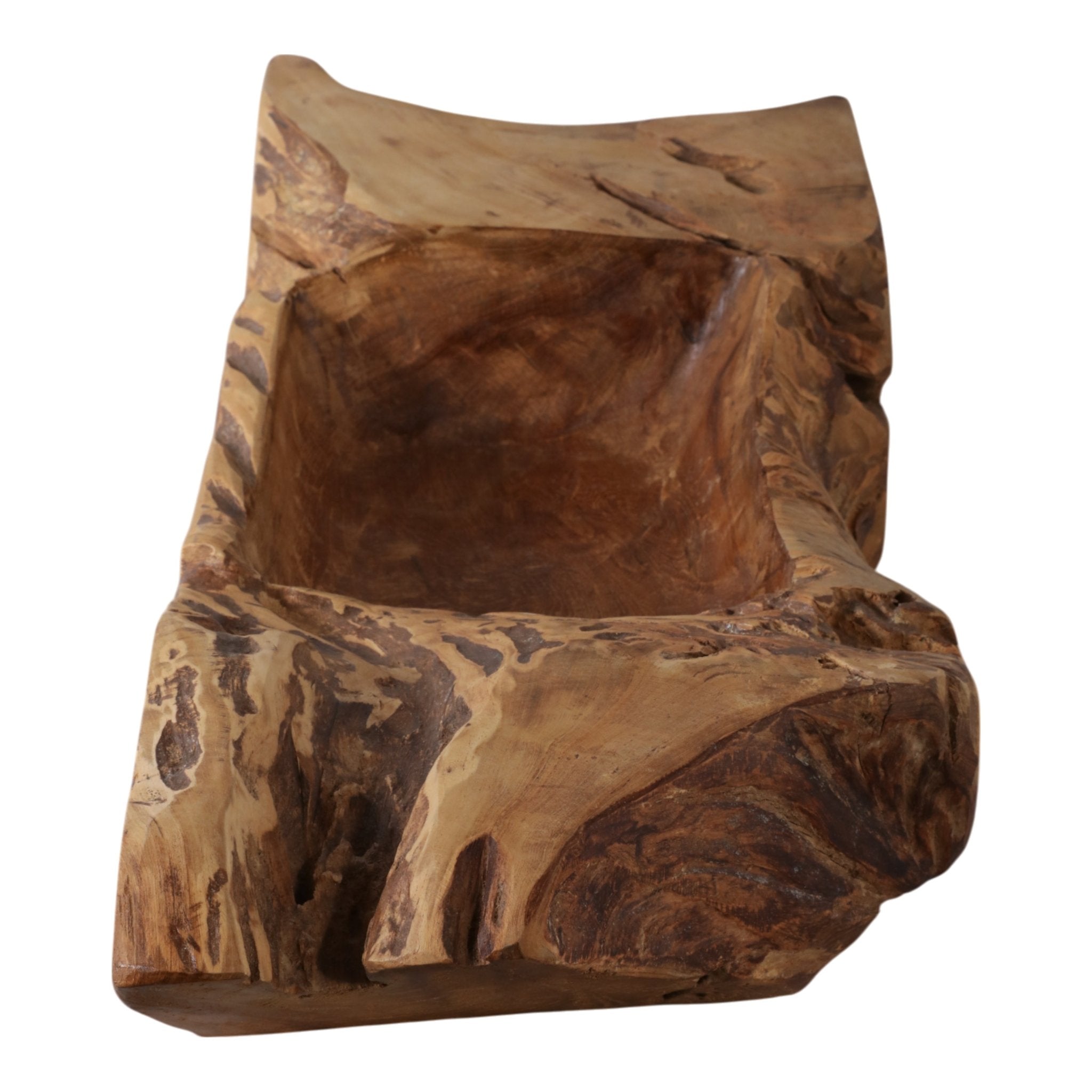 30x11" Teak Wood Bowl, Natural Bowl| Sagebrook Home