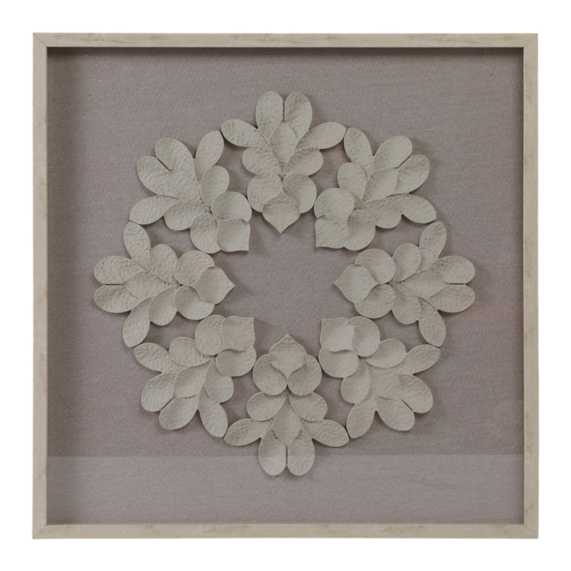30x30 Clairvux Dimensional Leaf Shadowbox Art Wall Art| Sagebrook Home