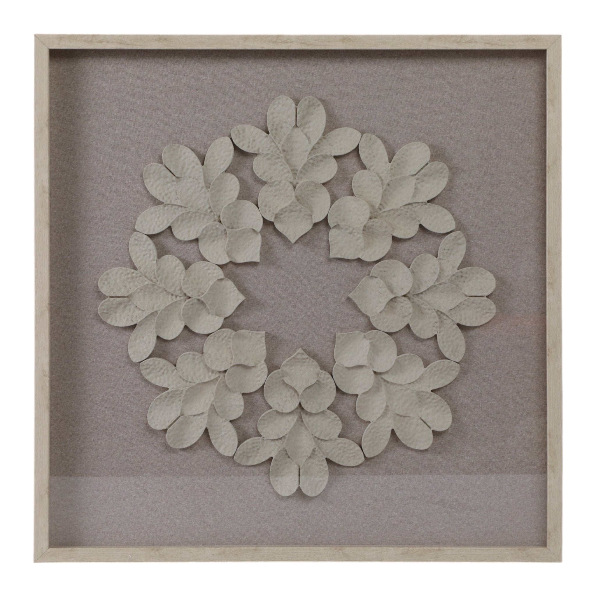30x30 Clairvux Dimensional Leaf Shadowbox Art Wall Art| Sagebrook Home