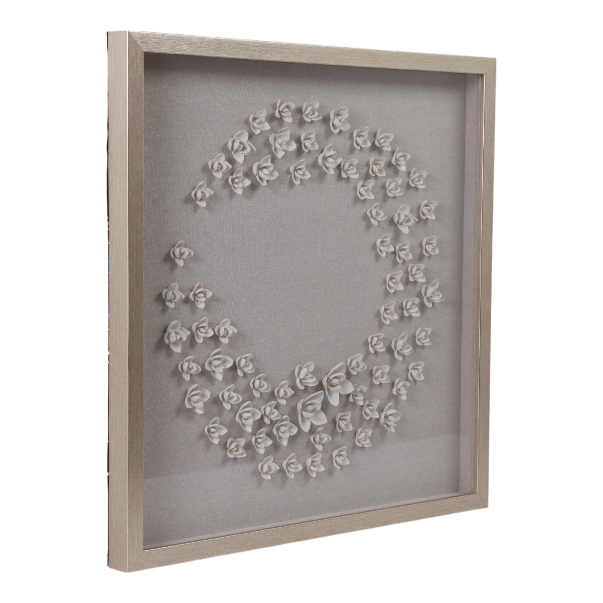 30x30 Payens Dimensional Flower Shadowbox Art Wall Art| Sagebrook Home