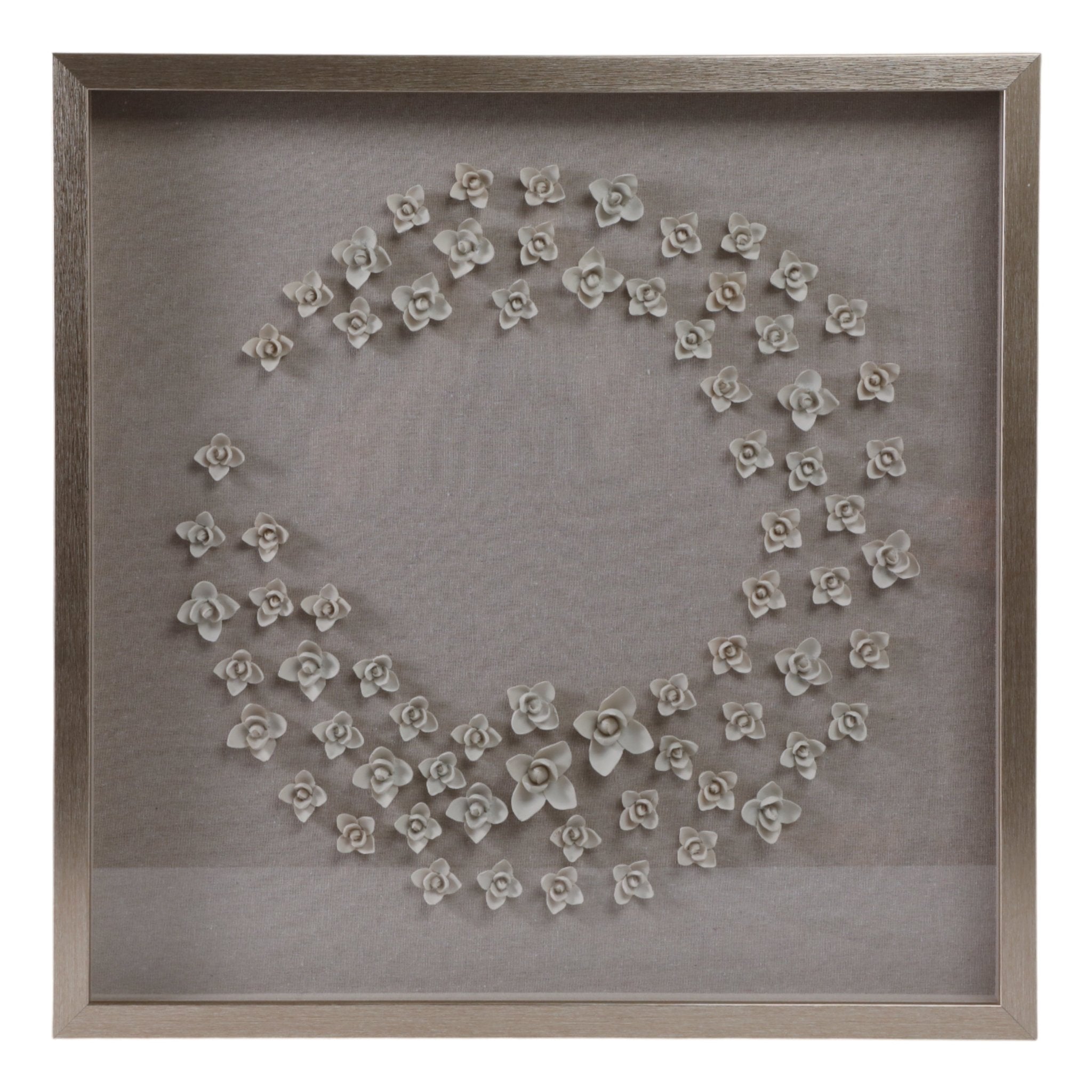 30x30 Payens Dimensional Flower Shadowbox Art Wall Art| Sagebrook Home