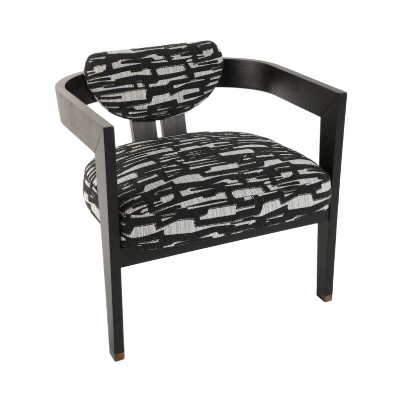 31" Laurent Accent Chair, Multi - Al Rugaib Furniture