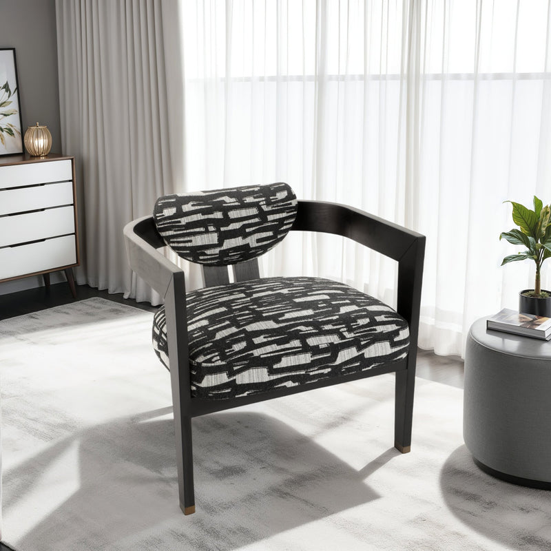 31" Laurent Accent Chair, Multi - Al Rugaib Furniture