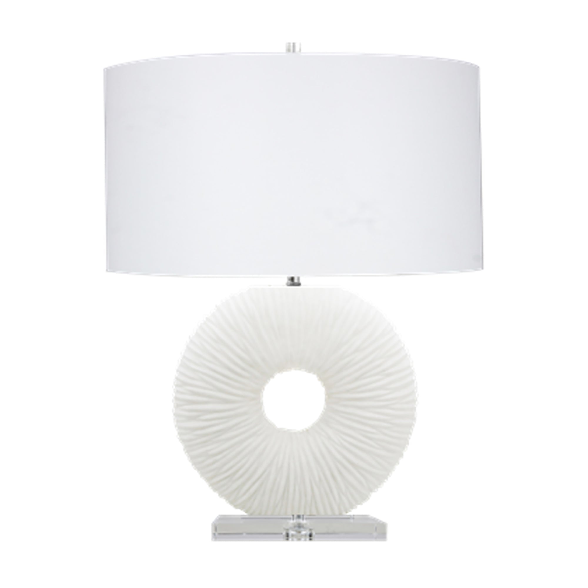 31" NATALY QUARTZ RESIN TABLE LAMP Table Lamps| Sagebrook Home