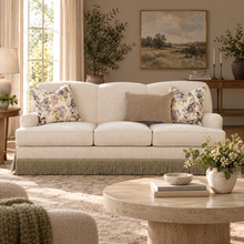 Jasmine Sofa Fringe Skirted 273cm