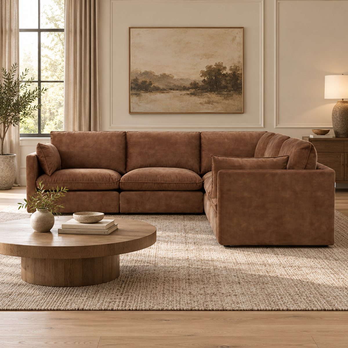 Bologna Brown Sectional