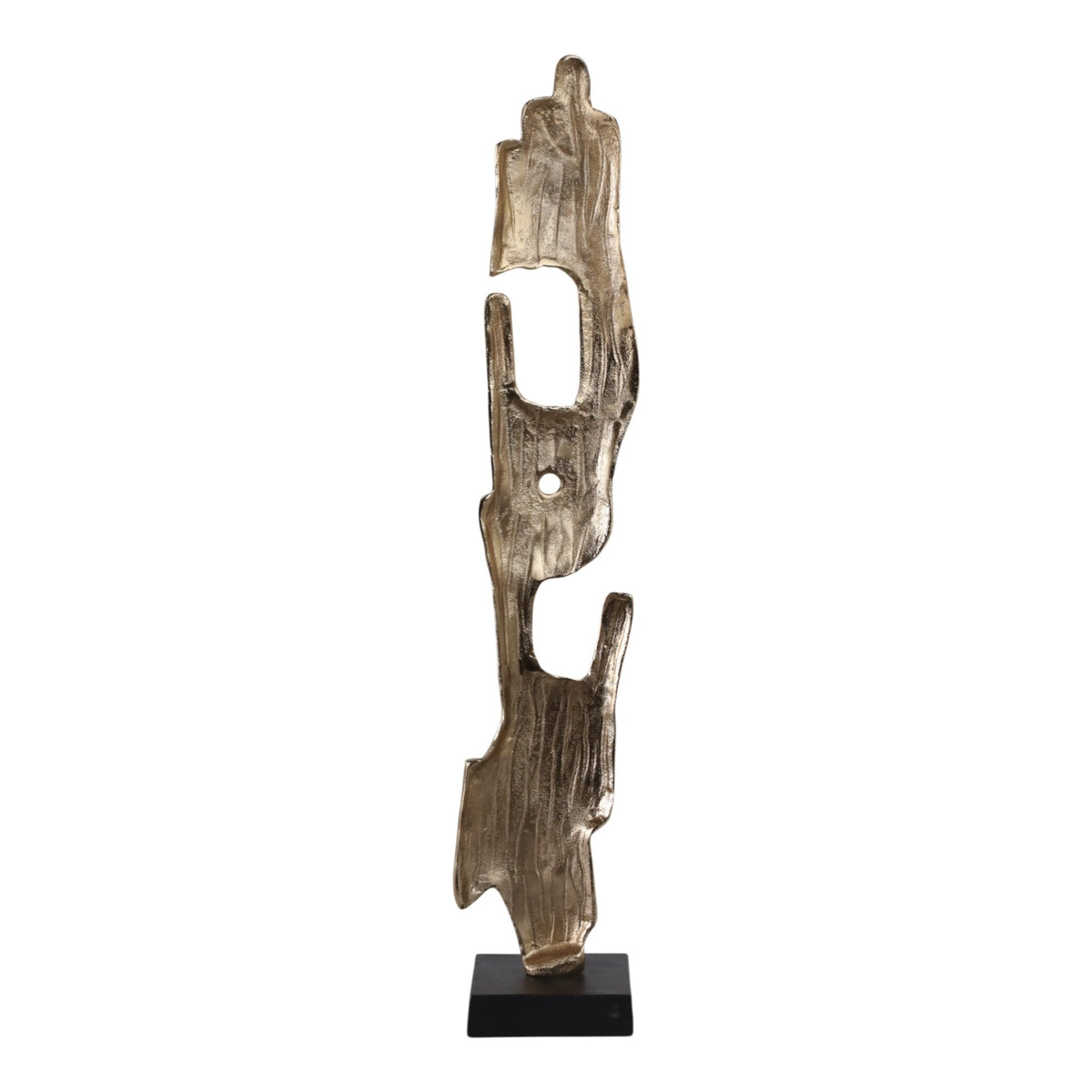 32" Bedford Large Gold Wood Post Statuary Table Decors| Sagebrook Home