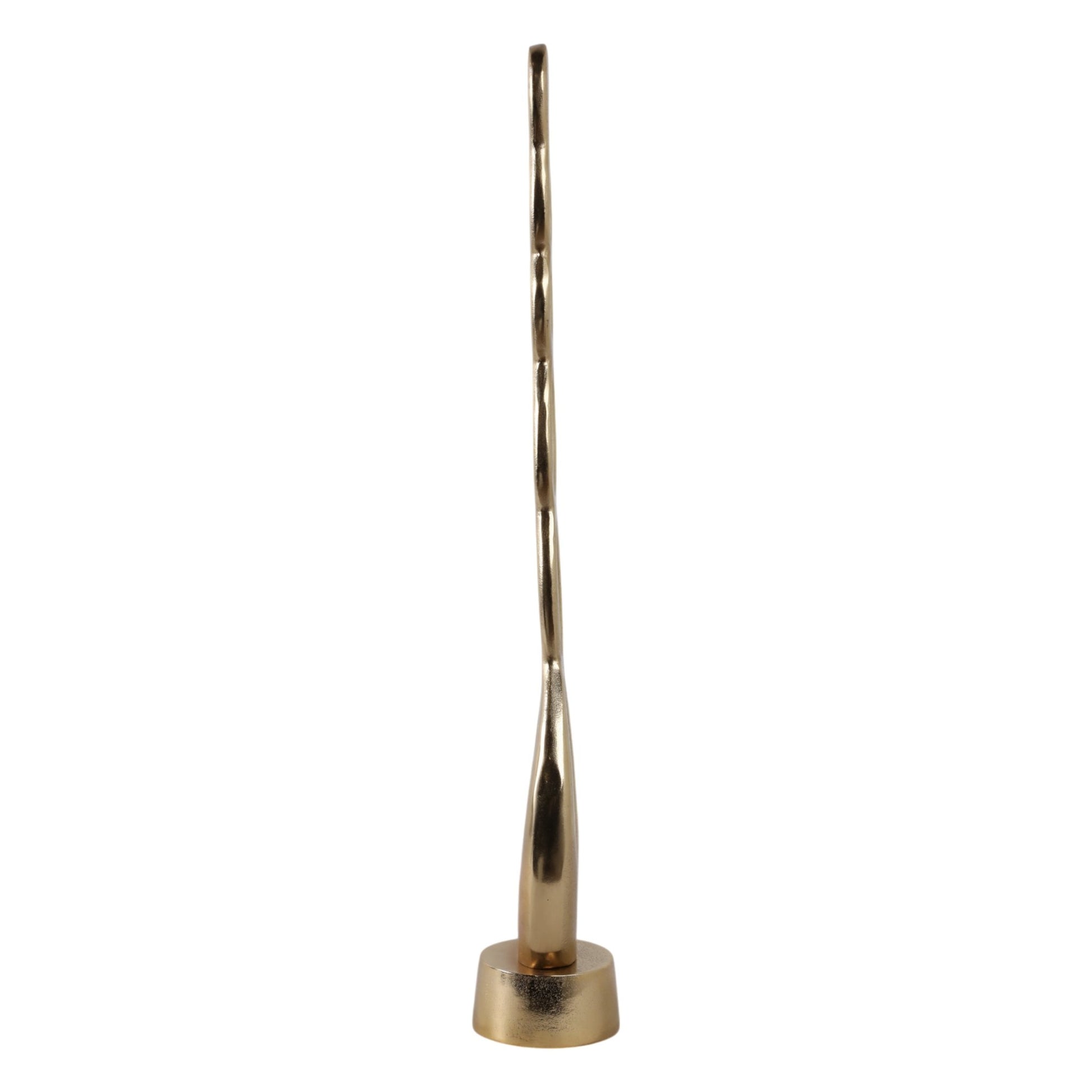 32" Chelmsford Gold Aluminum Statuary Table Decors| Sagebrook Home