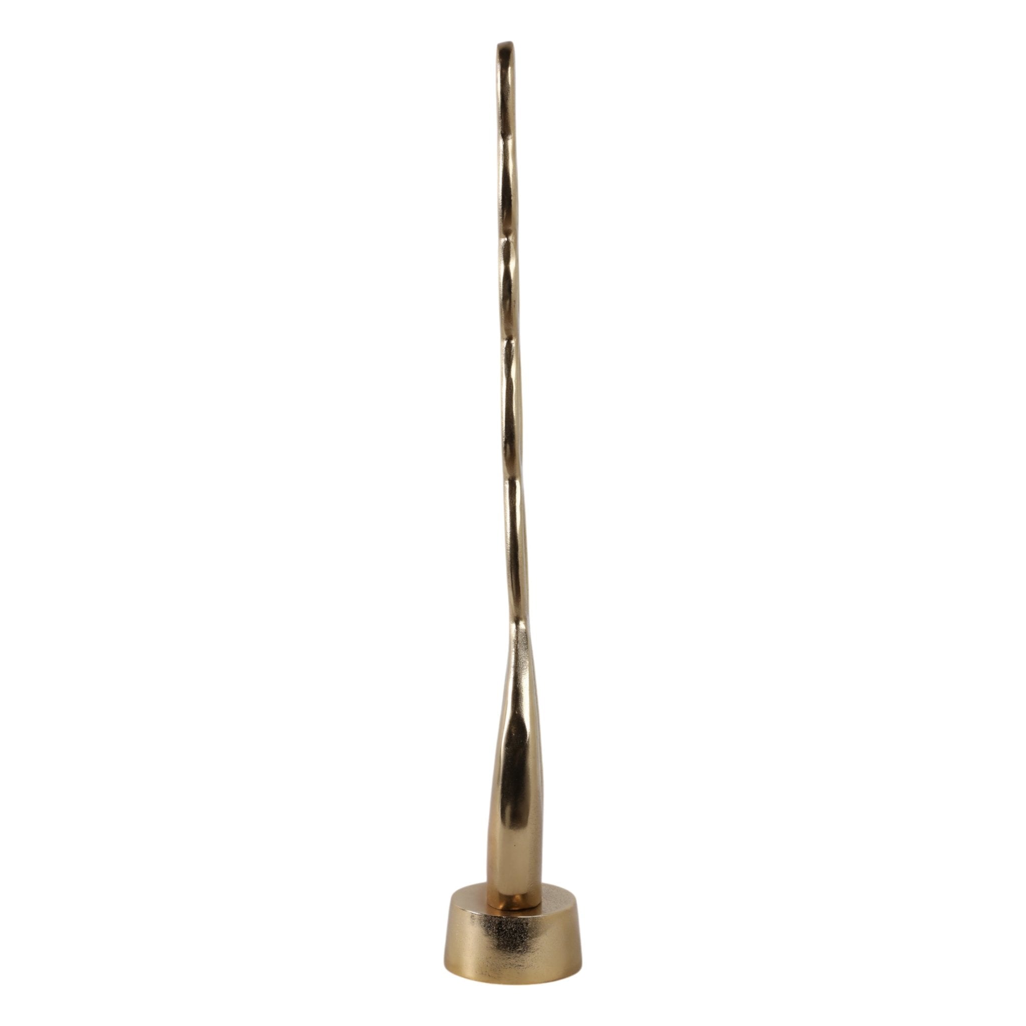 32" Chelmsford Gold Aluminum Statuary Table Decors| Sagebrook Home