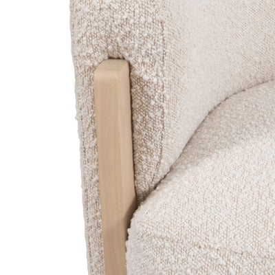 32" Kaiser Accent Chair, Ivory - Al Rugaib Furniture