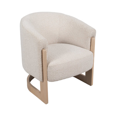 32" Kaiser Accent Chair, Ivory - Al Rugaib Furniture