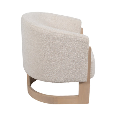 32" Kaiser Accent Chair, Ivory - Al Rugaib Furniture