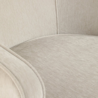 32" Karlsson Swivel Accent Chair, Ivory - Al Rugaib Furniture