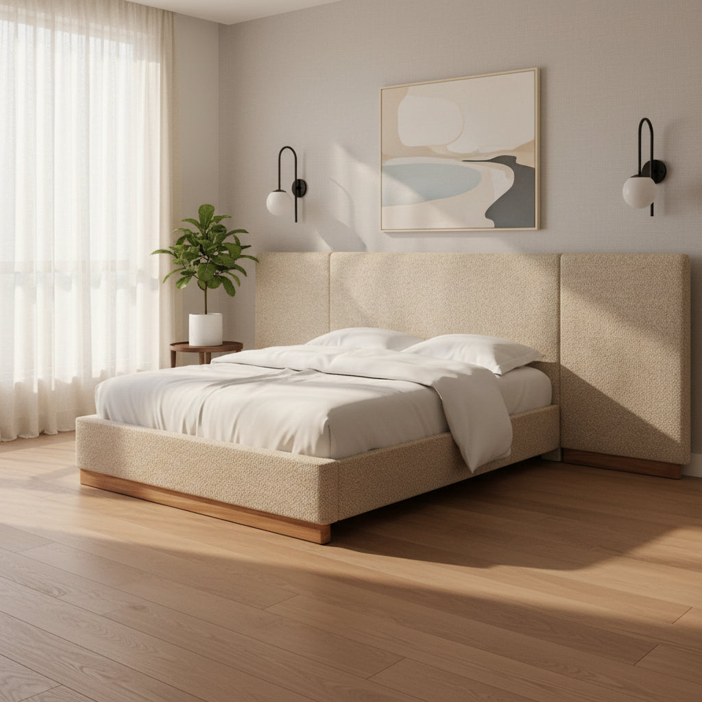 323 - Portico-6/6 Uph. Wall Bed w/End Panel Beds| A.R.T. Furniture