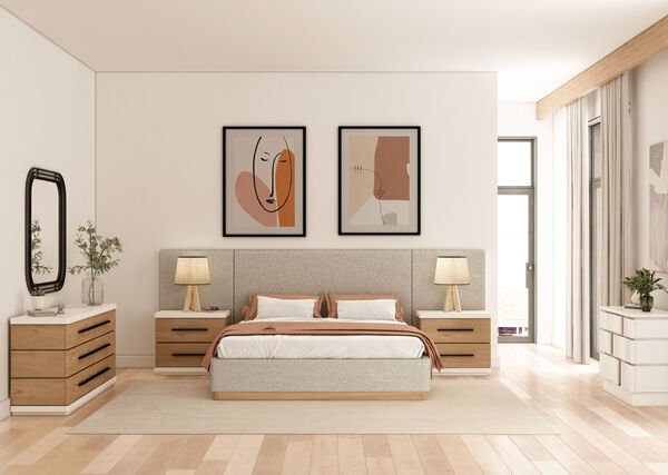 323 - Portico-6/6 Uph. Wall Bed w/End Panel Beds| A.R.T. Furniture