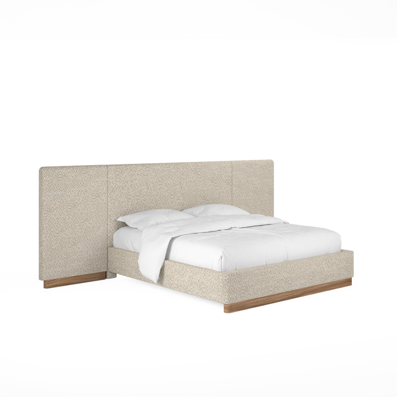 323 - Portico-5/0 Upholstered Bed w/End Panel