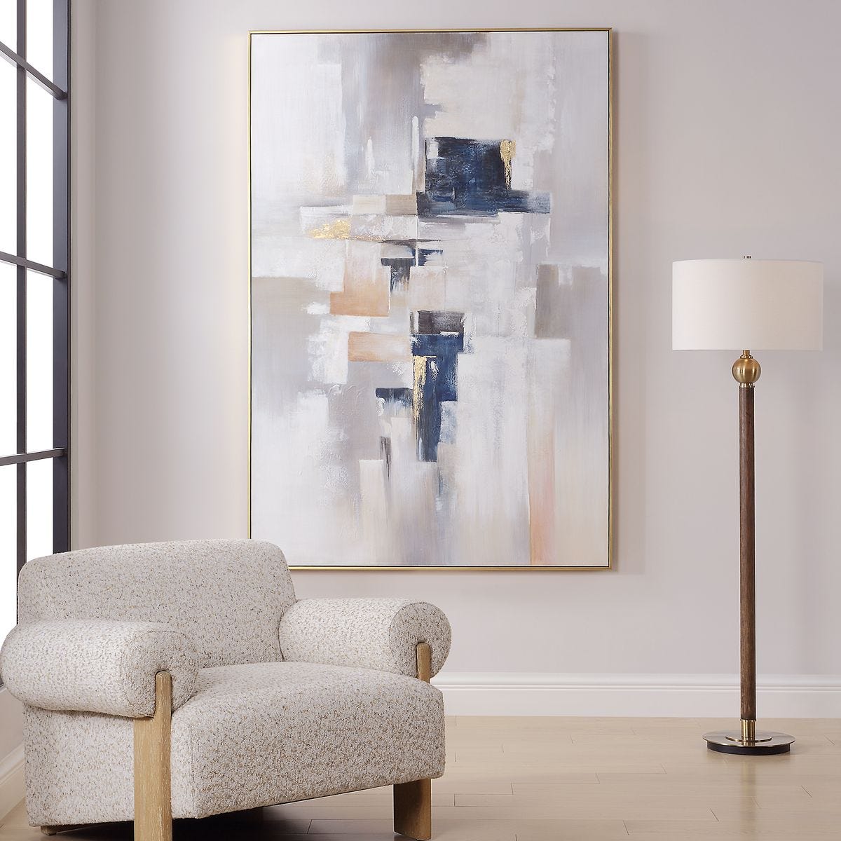Waterfront Hand Painted Canvas