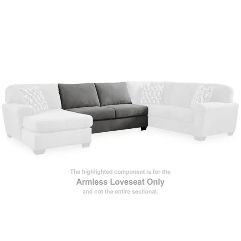Birkdale Court Armless Loveseat