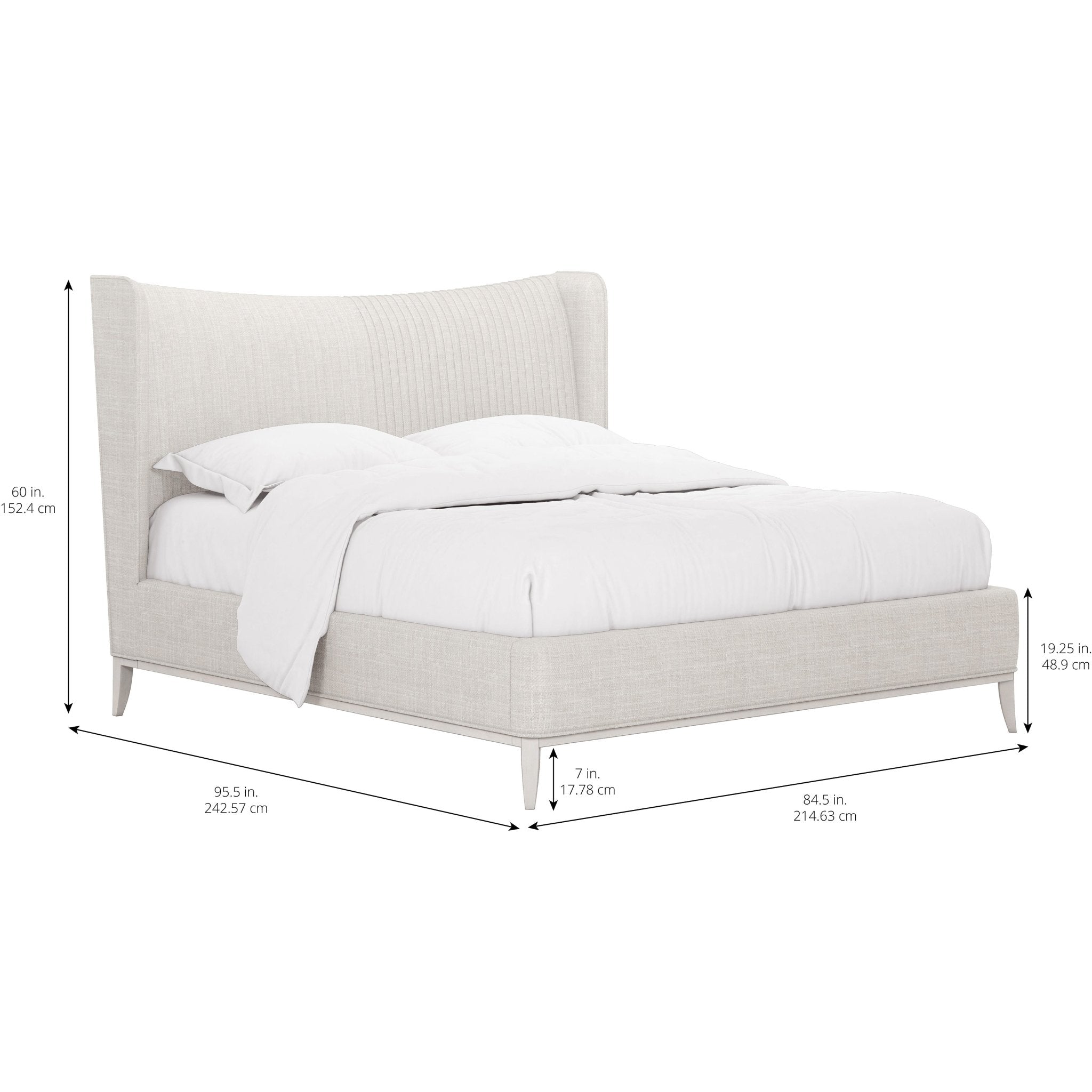 325 - Mezzanine-6/6 King Uph. Shelter Bed Beds| A.R.T. Furniture