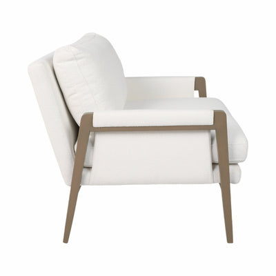 33" Alonzo Accent Chair, Ivory - Al Rugaib Furniture