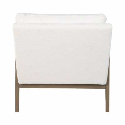 33" Alonzo Accent Chair, Ivory - Al Rugaib Furniture