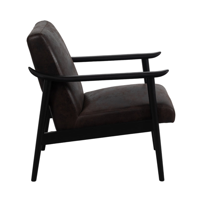 33" Dinasty Accent Chair, Black - Al Rugaib Furniture