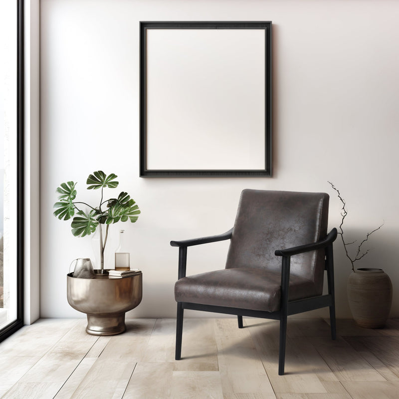 33" Dinasty Accent Chair, Black - Al Rugaib Furniture