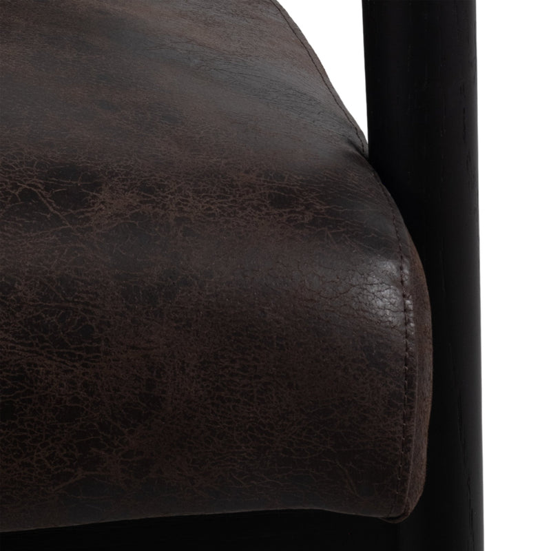 33" Dinasty Accent Chair, Black - Al Rugaib Furniture