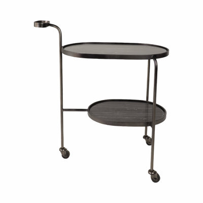 33" Francois Marble Bar Cart - Al Rugaib Furniture