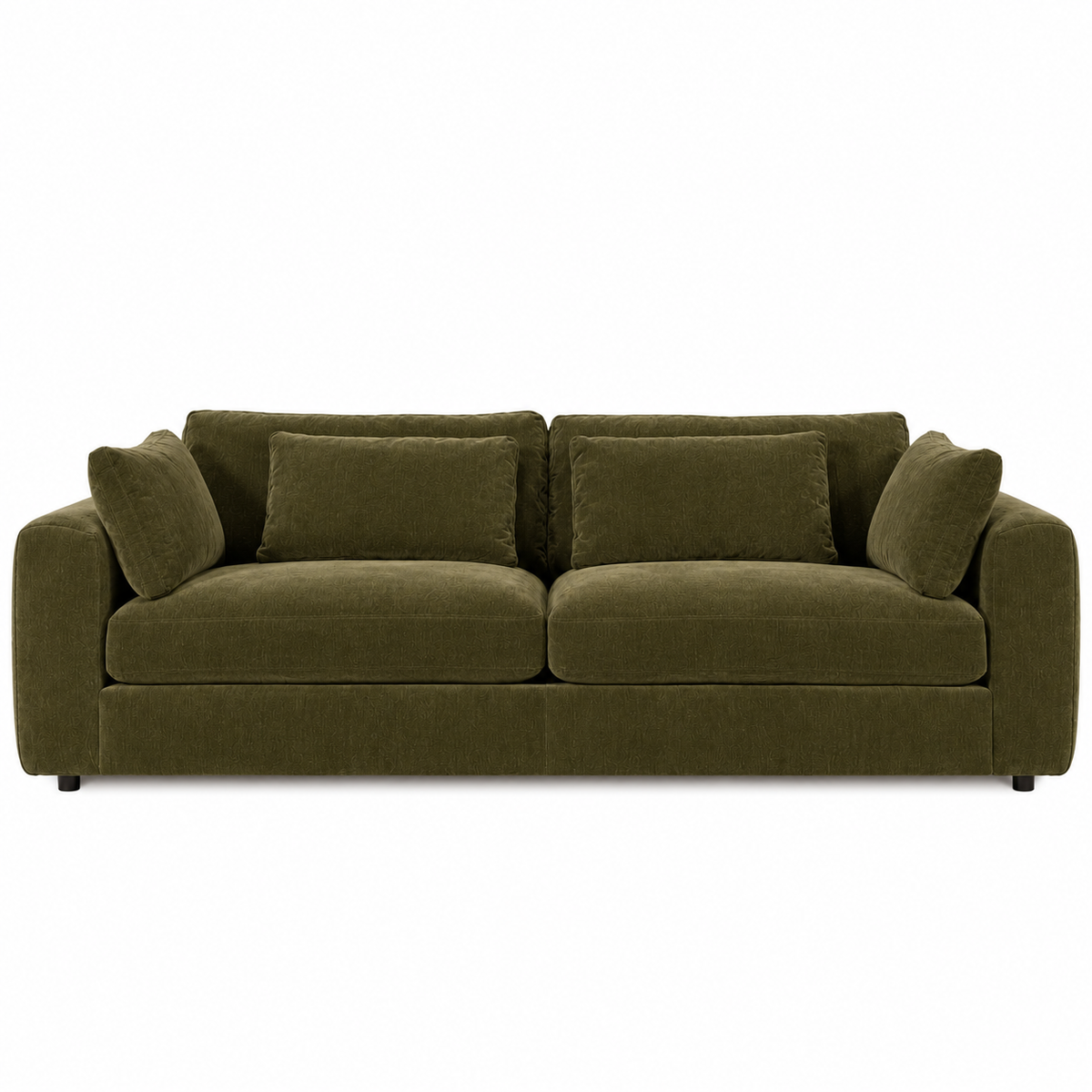 Terrona Rust XL Sofa - Olive