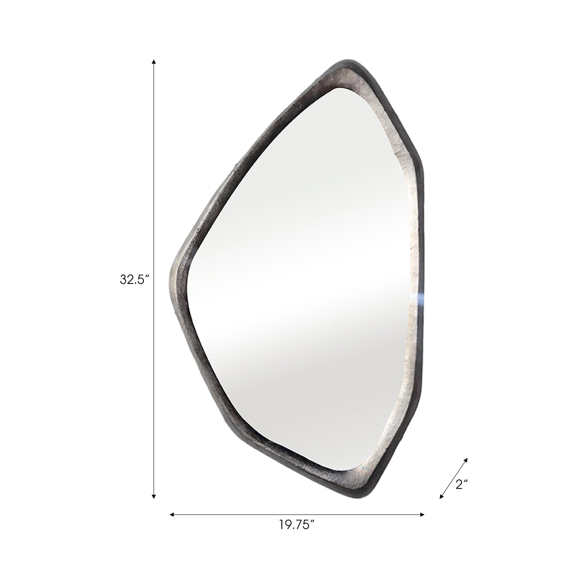 33x20" Thatcher Wide Bronze Mirror Wall Art| Sagebrook Home