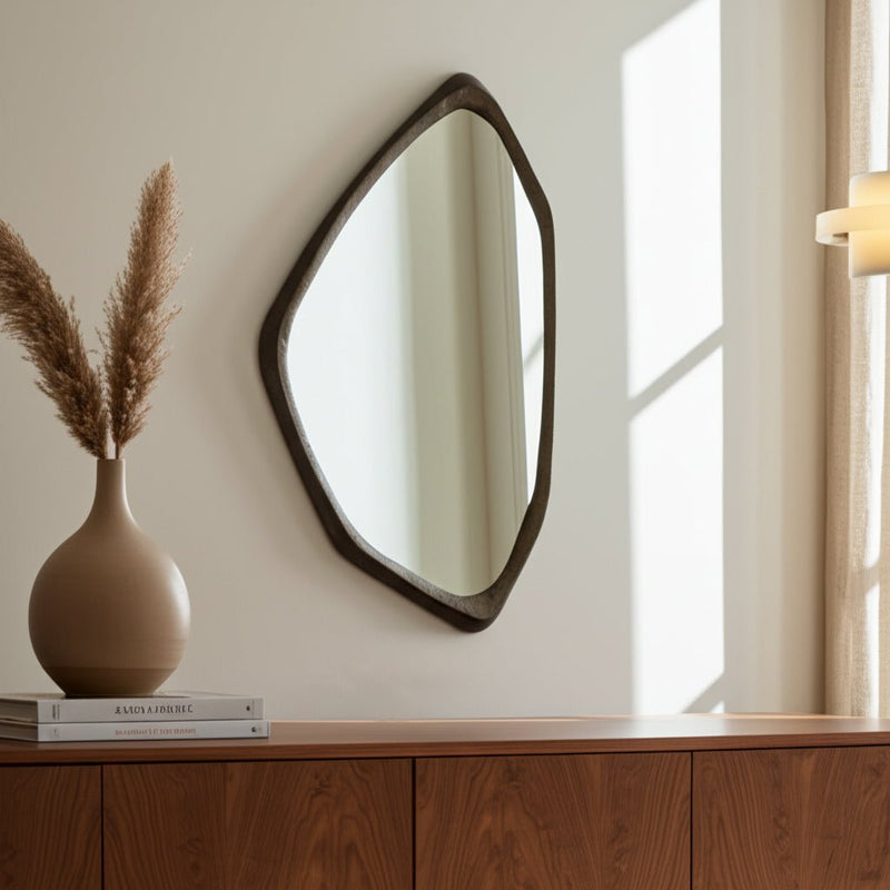 33x20" Thatcher Wide Bronze Mirror - Al Rugaib Furniture