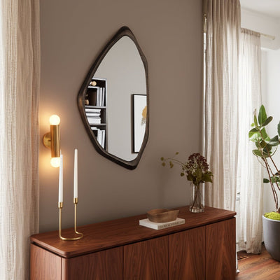 33x20" Thatcher Wide Bronze Mirror - Al Rugaib Furniture